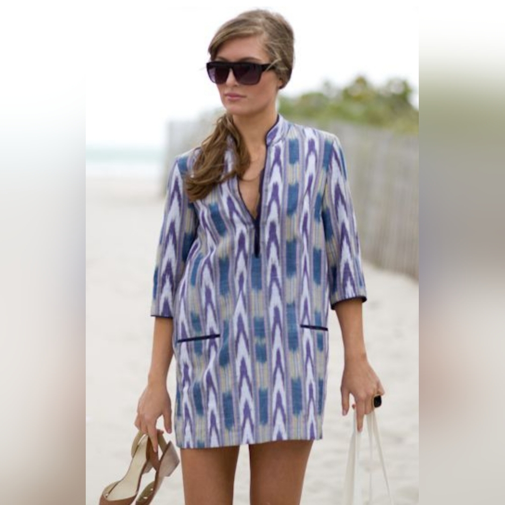 Emerson Fry Heather Ikat Tunic Dress